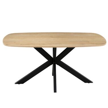 Eettafel Deens Ovaal - Naturel Hout - 160x90x76cm - Jaimy