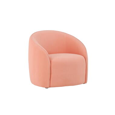 Fauteuil Roze Stof - 79x70x69cm - Neo