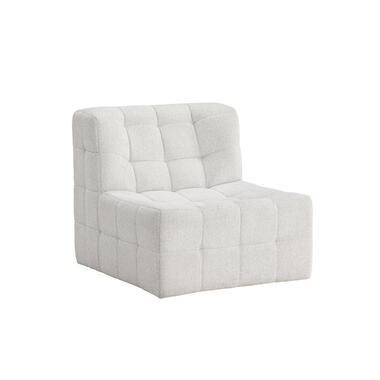 Fauteuil Beige Stof - 80x87x73cm - Malou