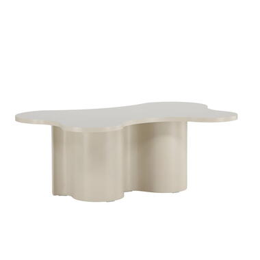 Salontafel Organisch - Beige MDF - 120x80x45cm - Flow