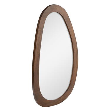 Spiegel Organisch Bruin Hout - 60x3x100cm - Lou