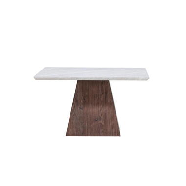 Salontafel Vierkant - Lichtgrijs MDF - 80x80x45cm - Cael