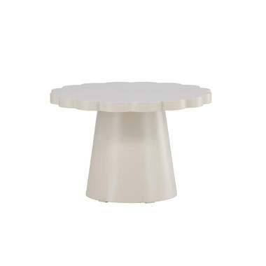 Salontafel Rond - Beige MDF - 70x70x45cm - Krull