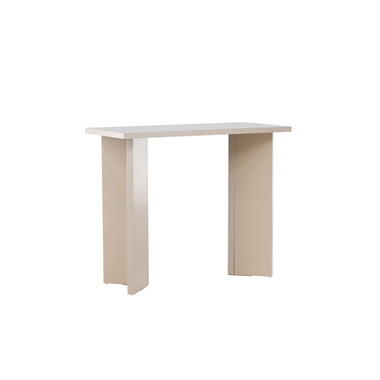 Sidetable Rechthoek Beige MDF 90x42x75cm Kristiansund