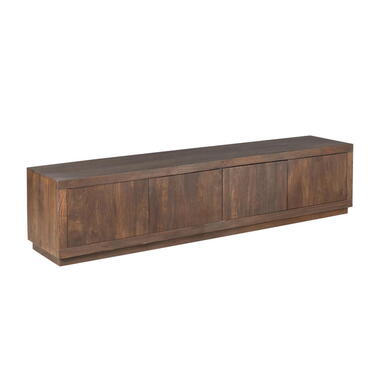 Tv-meubel Bruin Hout - 200x45x46cm - Brussel