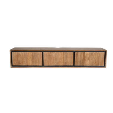 Tv-meubel Naturel Hout - 160x35x30cm - RichWood