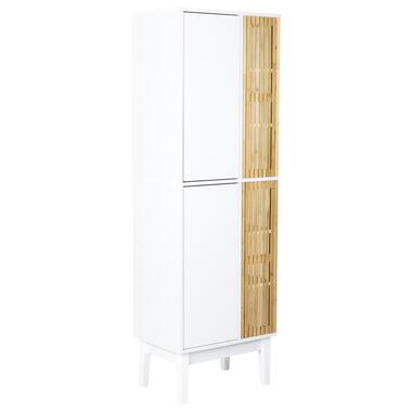 NUBES - Badkamerkast - Lichthout/Wit - MDF