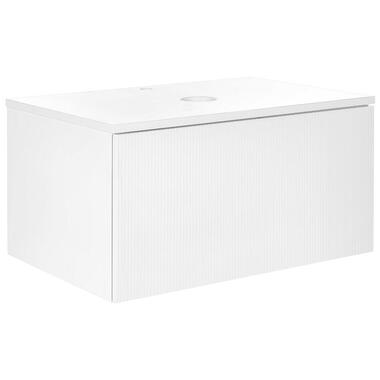 ALZIRA - Badkamermeubel - Wit - 80 x 52 cm - Hout