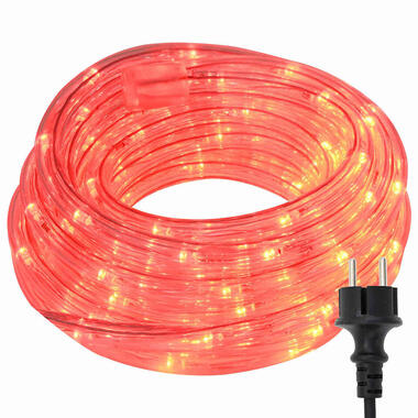 vidaXL - Touwenlicht met 1200 LED 50 m - Rood - PVC