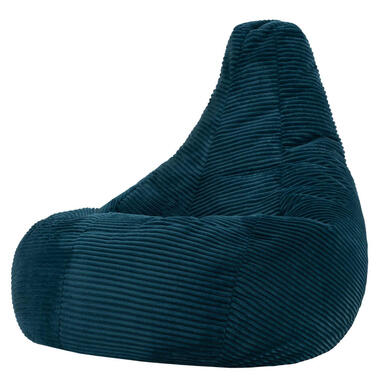 icon - Dalton XL Zitzak Fauteuil - Gaming - Ribfluweel - Blauwgroen