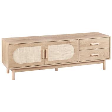 COSTELLO - TV-meubel - Lichtbruin - Vezelplaat