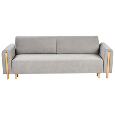 KVAM - Slaapbank 3-zits opbergruimte - Grijs - Polyester