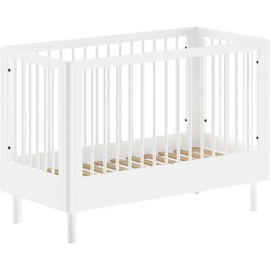 Babybed Forrest 60 x 120cm - verstelbaar - wit beukenhout