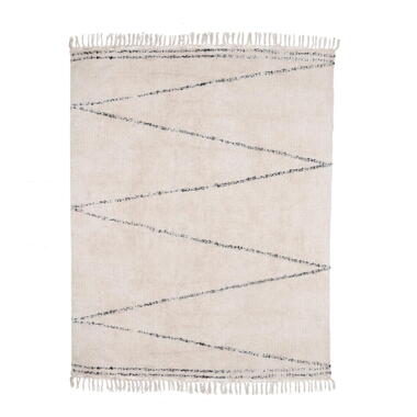Vloerkleed Beige Katoen Polyester - 200x300cm - Puerto