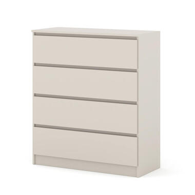 Maja dressoir S4 40x90x104 cm kashmir beige met 4 lades