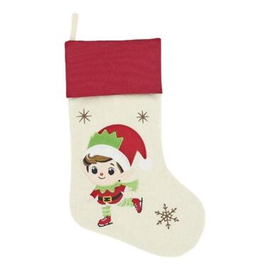 Unique Living - Kerstsok Riven - 42x25cm - Multikleur