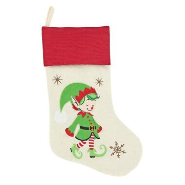 Unique Living - Kerstsok Riven - 42x25cm - Multikleur