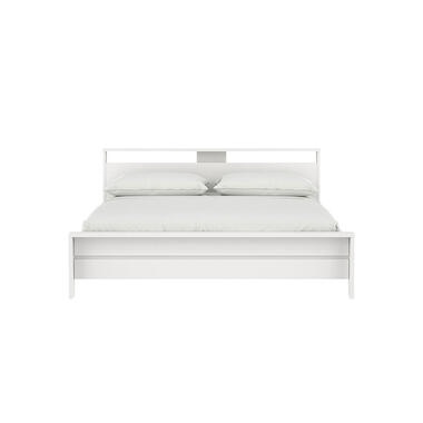 Hioshop Next bed met 1 legplank 180x200cm wit