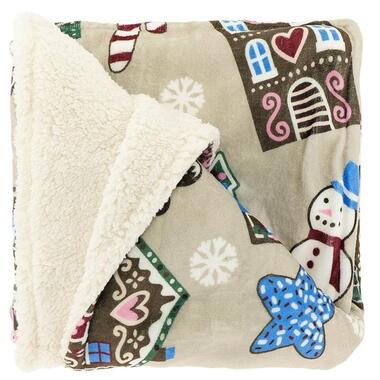 Unique Living - Plaid Snowy - 130x160cm - Mulitkleur