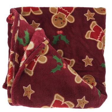 Unique Living - Plaid Ralf - 150x200cm - Rood