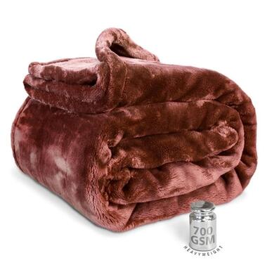 Unique Living - Plaid Silke - 150x200cm - Oranje