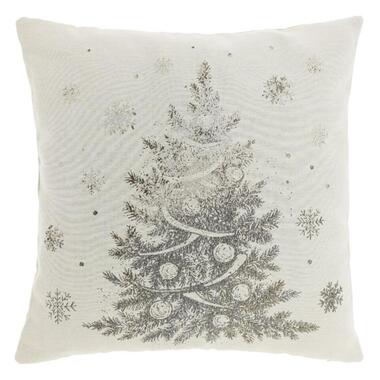 Unique Living - Sierkussen Tiril - 45x45cm - Wit