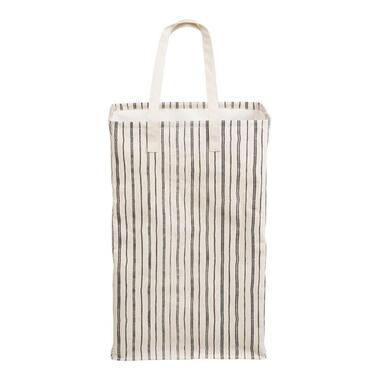 Hioshop Rikke wasmand beige- zwart