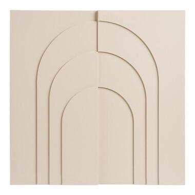 Hioshop Anine wanddecoratie beige