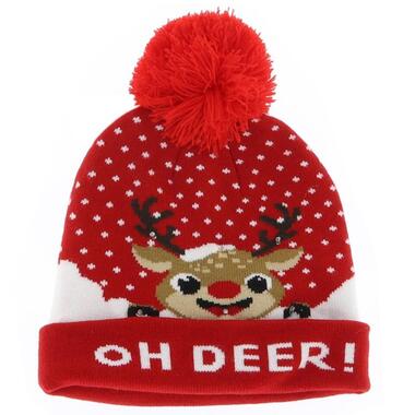 Unique Living - Kerstmuts Xmas With Lights 21x22cm Dessin 7