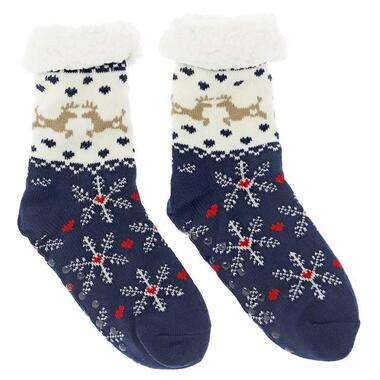 Unique Living Kerstsok Reindeer Dessin 5 Maat 36 38