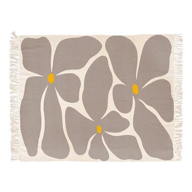 Unique Living - Plaid Melia Taupe -125x150cm