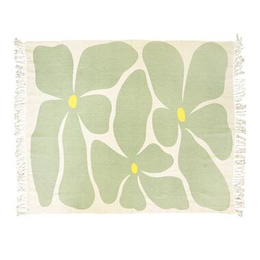 Unique Living - Plaid Melia Tea Green -125x150cm