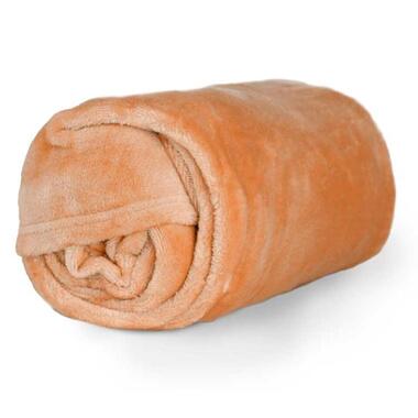 Unique Living - Plaid Enzo Apricot -130x180cm