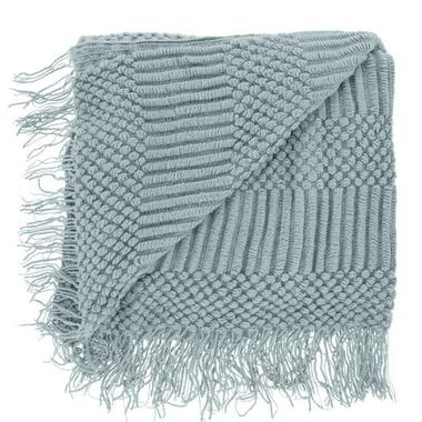 Unique Living - Plaid Palma Beach Blue -130x160cm