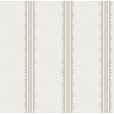 Sanders & Sanders behang brede streep beige - 53 cm x 10 m