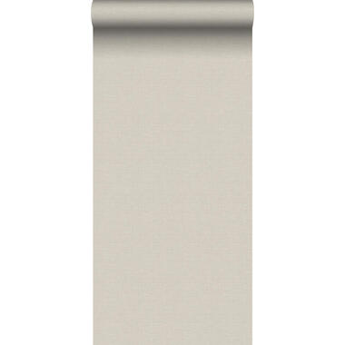 Sanders & Sanders behang linnenstructuur beige - 53 cm x 10 m