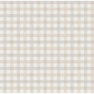 Sanders & Sanders behang ruitmotief beige - 53 cm x 10 m