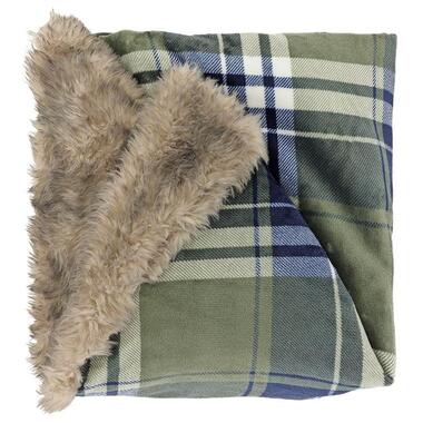 Unique Living - Plaid Kenza - 130x170cm - Groen
