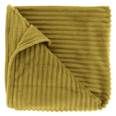 Unique Living - Plaid Dez Moss Green -150x200cm