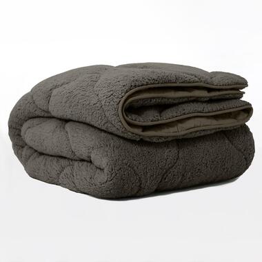 Dekbed zonder Overtrek Lazy Teddy 140x200 - Superzacht & Wasbaar - Bruin