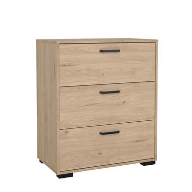 Hioshop Sofia ladekast 3 lades eikdecor