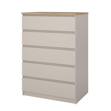 Hioshop Naia ladekast 5 lades eikdecor