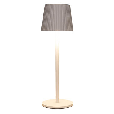 Anna Collection Portable tafellamp - wit - binnen en buiten - D9 x H27 cm