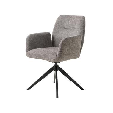 Nordic Home - Roxanne draaibare eetkamerstoel - grijs