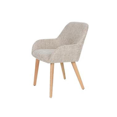 Puur - Callie eetkamerstoel poot hout - bruin