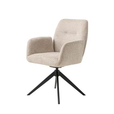 Nordic Home - Roxanne draaibare eetkamerstoel - zand