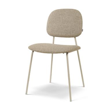 Nolon Jasmijn Eetkamerstoel Taupe Melange - Grijsbeige
