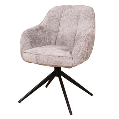 DS4U - Joy draaibare eetkamerstoel - grijs