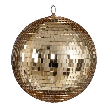 Mica Decorations Kerst Discobal - Ø25 cm - Champagne