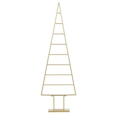 Mica Decorations Decoratie Kerstboom - L50 x B15 x H152 cm - Goud